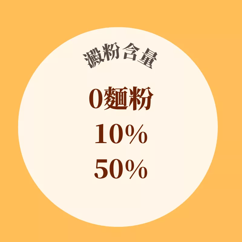 以澱粉用量排序