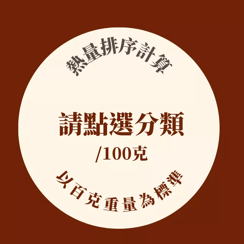 以百克重量計算排序分類
