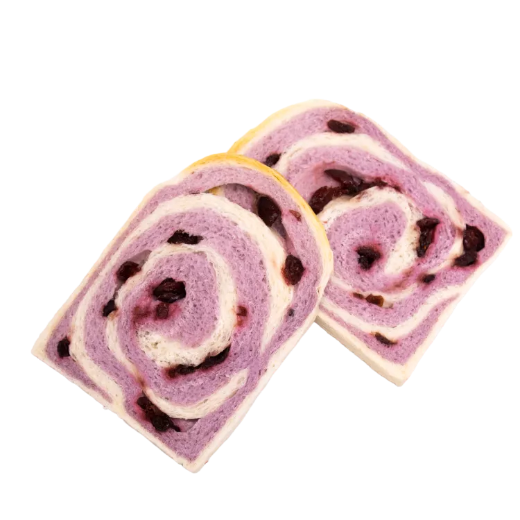 紫薯蔓越莓流淚乳酪吐司|控醣 Toast