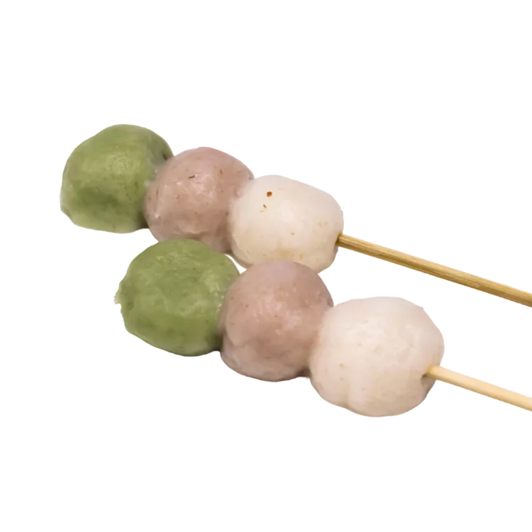三色丸子|花見糰子|日式甜點｜微生酮