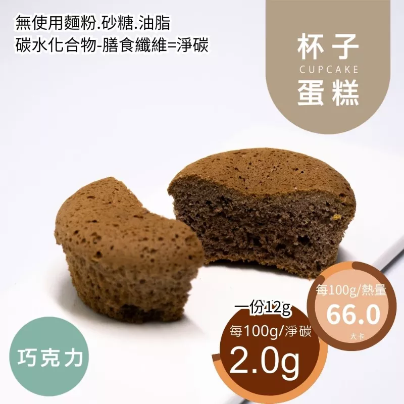 巧克力杯子蛋糕 無麵粉 