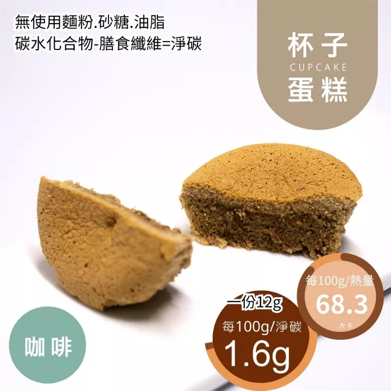 咖啡杯子蛋糕 無麵粉