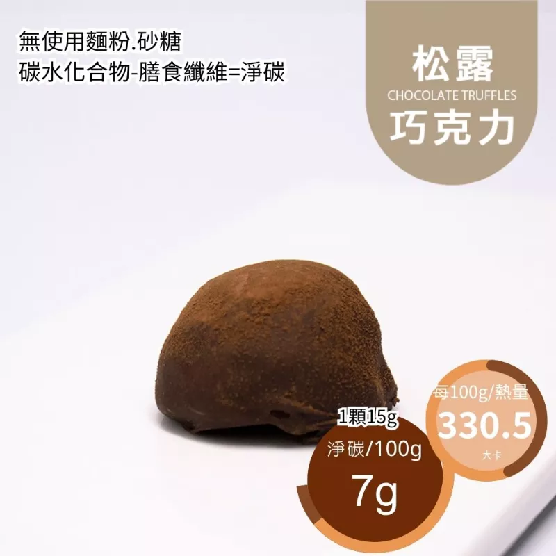 手工松露巧克力 ​​​Chocolate Truffles 無麵粉