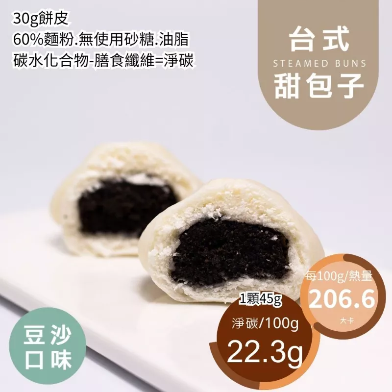 甜豆沙包 取代50%麵粉