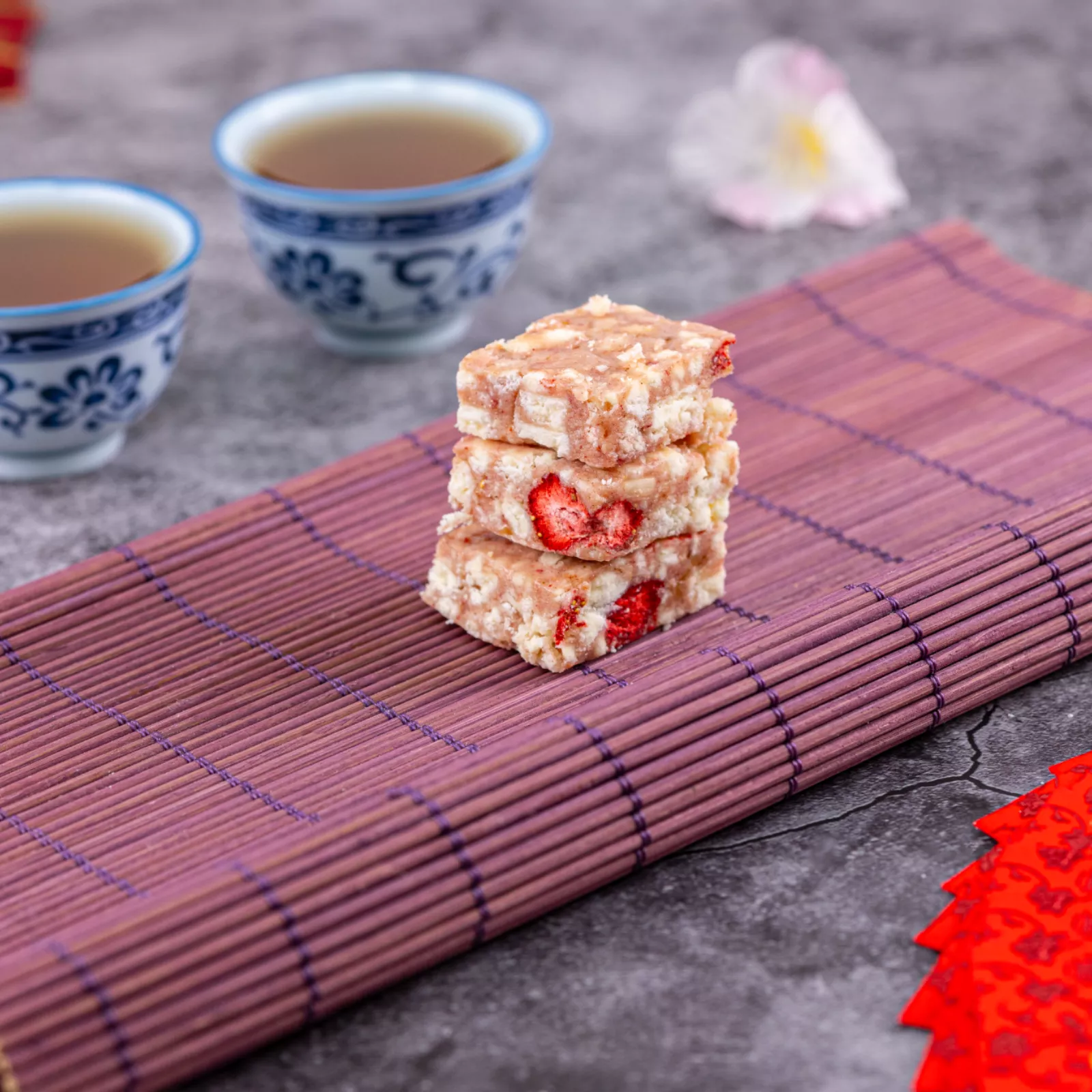 草莓雪Q餅|控醣 Marshmallow Biscuits