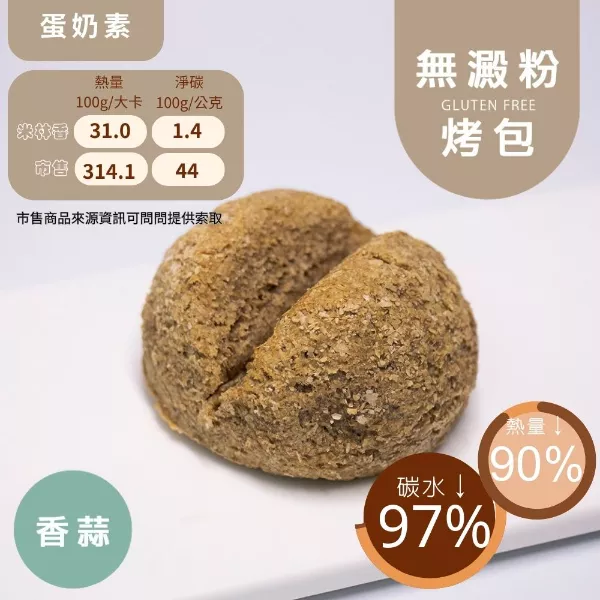 香蒜烤包  無麵粉